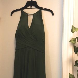 Used once green bridesmaids dress
